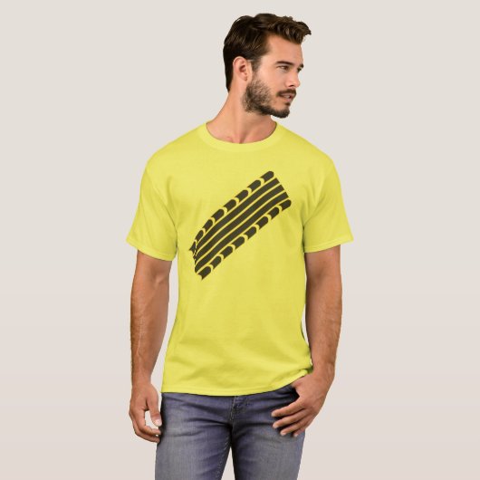 Menschliches Speedbump Logo-T-Shirt T-Shirt (Vorne ganz)