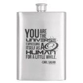 Menschliches Universum Flachmann (Vorderseite)