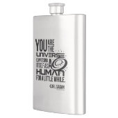 Menschliches Universum Flachmann (Links)