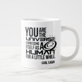 Menschliches Universum Jumbo-Tasse (Rechts)