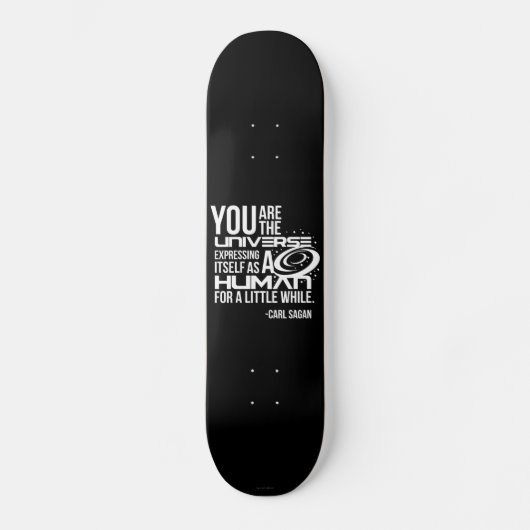 Menschliches Universum Skateboard (Vorderseite)