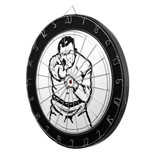 Menschliches Ziel Dartscheibe (Vorderseite rechts)