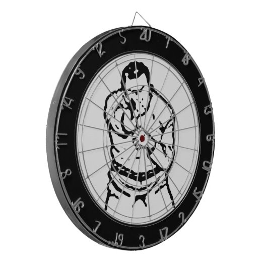 Menschliches Ziel Dartscheibe (Vorderseite Links)