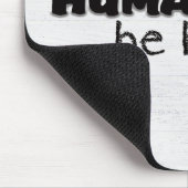 Menschliches Zitat über Holz Mousepad (Ecke)