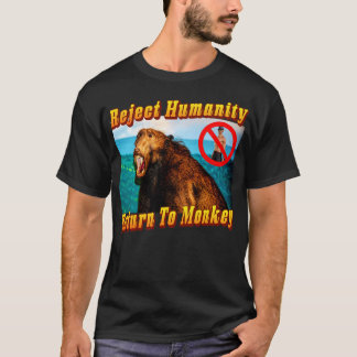 Menschlichkeit ablehnen Zurück zur Insel der Affen T-Shirt