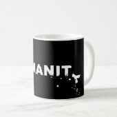 Menschlichkeit Kaffeetasse (VorderseiteRechts)