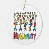 Menschlichkeit Keramik Ornament (Links)