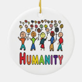 Menschlichkeit Keramik Ornament (Hinten)