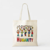 Menschlichkeit Tragetasche (Rückseite)