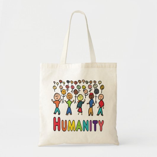 Menschlichkeit Tragetasche (Vorne)