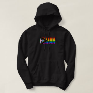 Menschlichkeits-Inklusions-Stolzflagge Hoodie