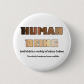 Menschsein Button (Vorderseite)