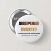 Menschsein Button (Vorne & Hinten)