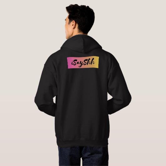 Menschsein Hoodie (Schwarz voll)