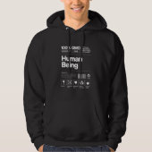 Menschsein Hoodie (Vorderseite)