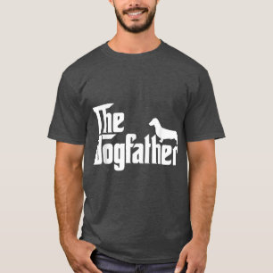 Menshe Dogfather Dachshund Lustiger Vater Hunde Li T-Shirt