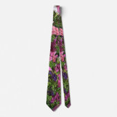 MENS'S FLORAL NECKTIE/ PETUNIAS KRAWATTE (Vorderseite)