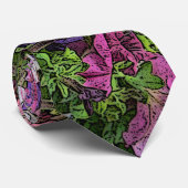 MENS'S FLORAL NECKTIE/ PETUNIAS KRAWATTE (Gerollt)