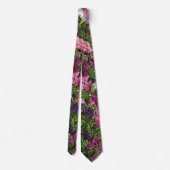 MENS'S FLORAL NECKTIE/ PETUNIAS KRAWATTE (Rückseite)