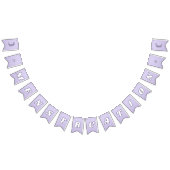 Menstruation Niedlich Lavender Lila Funky Letterin Wimpelkette (Alle)