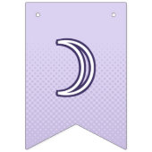 Menstruation Niedlich Lavender Lila Funky Letterin Wimpelkette (Erste Fahne)