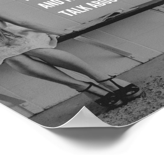 Menstruationsmedizin am Arbeitsplatz Poster (Ecke)