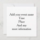 Menstruationstasse Spaß Einladung (Rückseite)