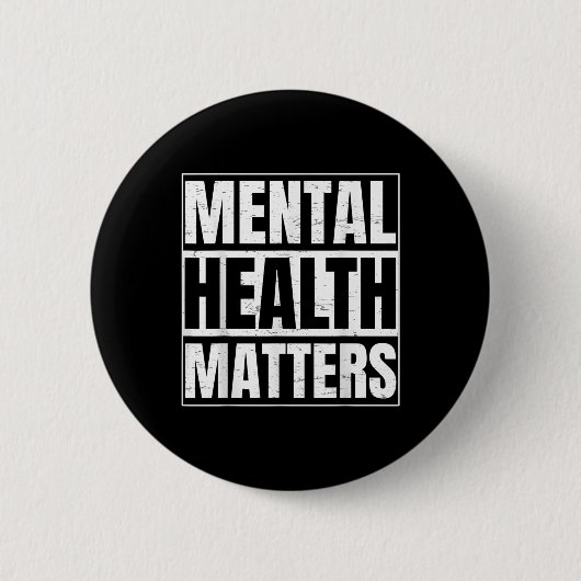 Menta ist ein Geschenk für psychische Gesundheit Button (Vorderseite)