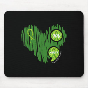 Menta: Menta trägt das Bewusstsein für psychische Mousepad
