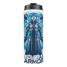 Mental Armor - Hoodie Warrior Figure Thermosbecher