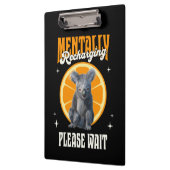 Mental Aufladendes Introvertiertes Koala-Design Klemmbrett (Links)