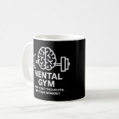 Mental Gym - Motivierend Mindset Kaffeetasse (Vorderseite Links)