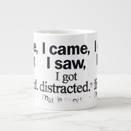 Mental Health Affirmation Self-Care Mug Jumbo-Tasse (Vorderseite)