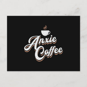 Mental Health Anxie Coffee Drinker Care Awareness Postkarte
