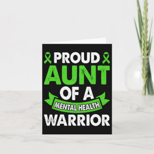 Mental Health Awareness Aunt Warrior Mental the Karte