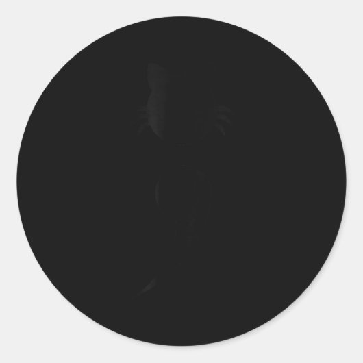 Mental Health Awareness Cat Semicolon Shirt_ Cat L Runder Aufkleber (Vorderseite)