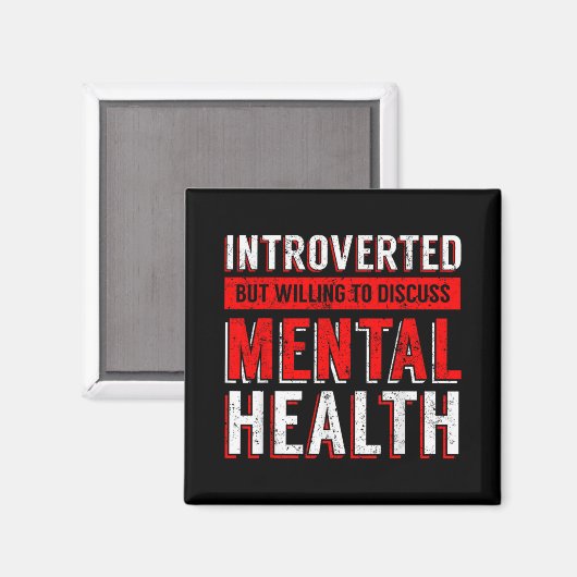 Mental Health Awareness Depression Magnet (Vorderseite/Rückseite)