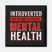 Mental Health Awareness Depression Magnet (Vorne)