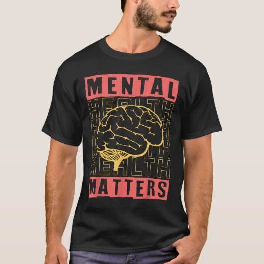 Mental Health Awareness Depression Suicide Prevent T-Shirt (Vorderseite)