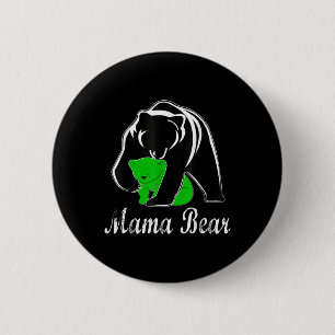 Mental Health Awareness Mama Bear Support Mental H Button