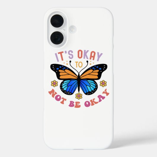 Mental Health Awareness Monarch Butterfly Case-Mate iPhone Hülle (Rückseite)