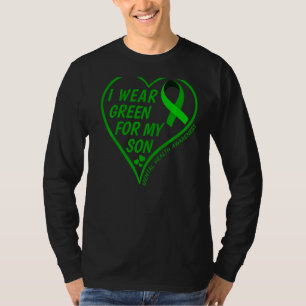 Mental Health Awareness Month 2022 I Wear Green Fo T-Shirt