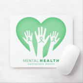 Mental Health Awareness Month Mousepad (Mit Mouse)