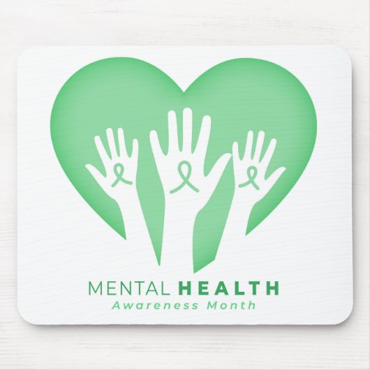 Mental Health Awareness Month Mousepad (Vorne)
