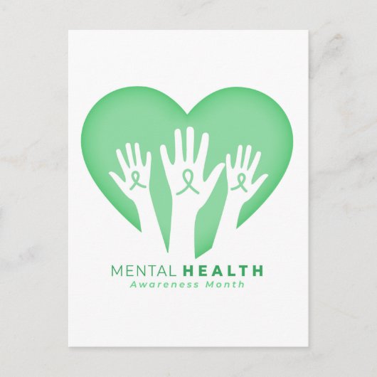 Mental Health Awareness Month Postkarte (Vorderseite)