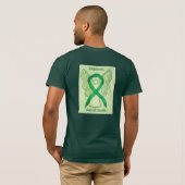 Mental Health Awareness Ribbon Angel Custom Shirts (Schwarz voll)
