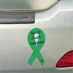 Mental Health Awareness Ribbon Auto Magnet