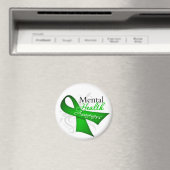 Mental Health Awareness Ribbon Magnet (In Situ (Geschirrspüler))