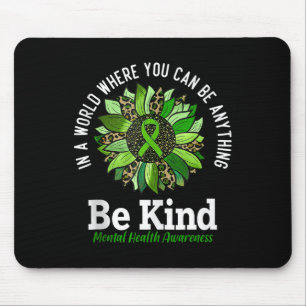 Mental Health Awareness-Shirt: Kind Sonnenblumen G Mousepad