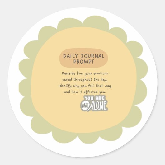 mental health awareness Sticker (Vorderseite)